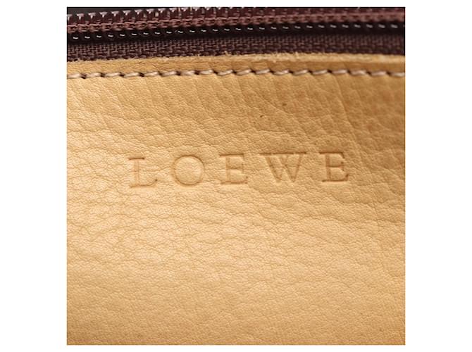 Borsa a Spalla Anagram Loewe Marrone Beige - vista 4