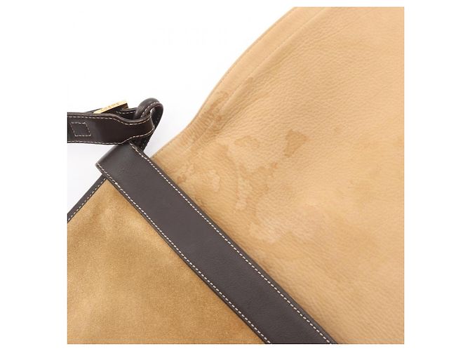 Borsa a Spalla Anagram Loewe Marrone Beige - vista 5