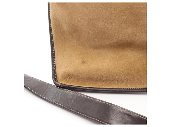 Borsa a Spalla Anagram Loewe Marrone Beige - vista 6