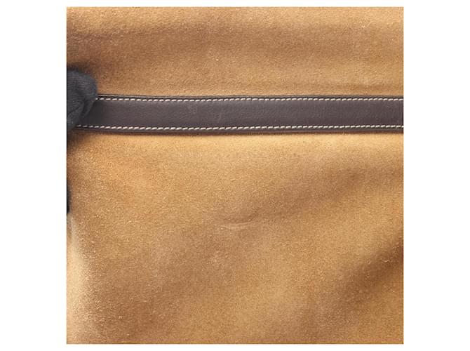 Borsa a Spalla Anagram Loewe Marrone Beige - vista 8