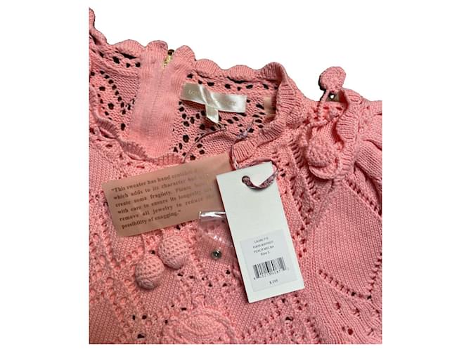 LoveShackFancy Bodysuit Forte - Peach Melba Melocotón - vista 3