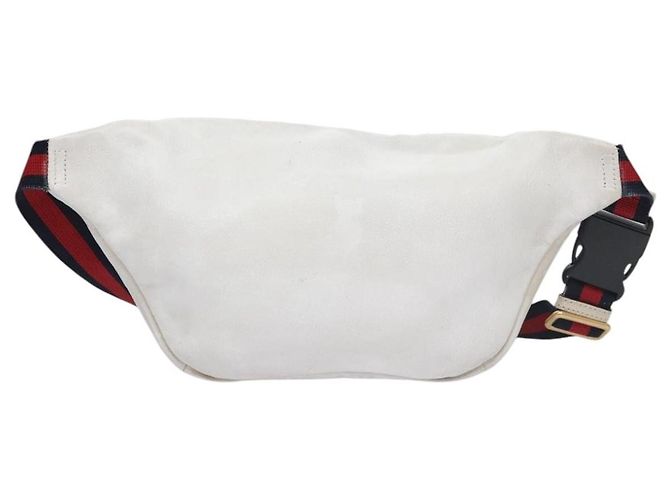 Gucci Logo Belt Leather with Enamel Buckle Medium White - view 2