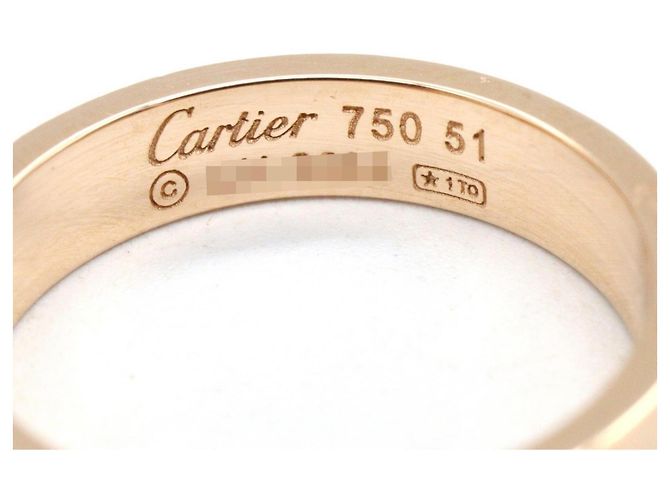 Anello in oro rosa Cartier Buon Compleanno D'oro - vista 4