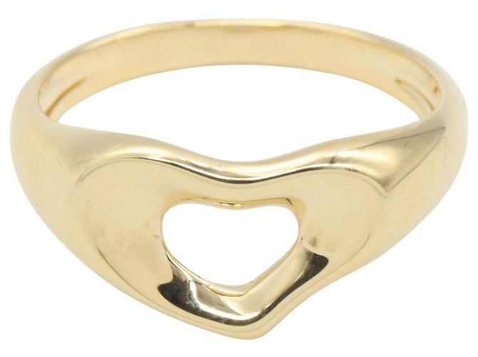 Elsa Peretti Anello a fascia Open Heart in oro giallo 18K di Tiffany & Co. D'oro - vista 2
