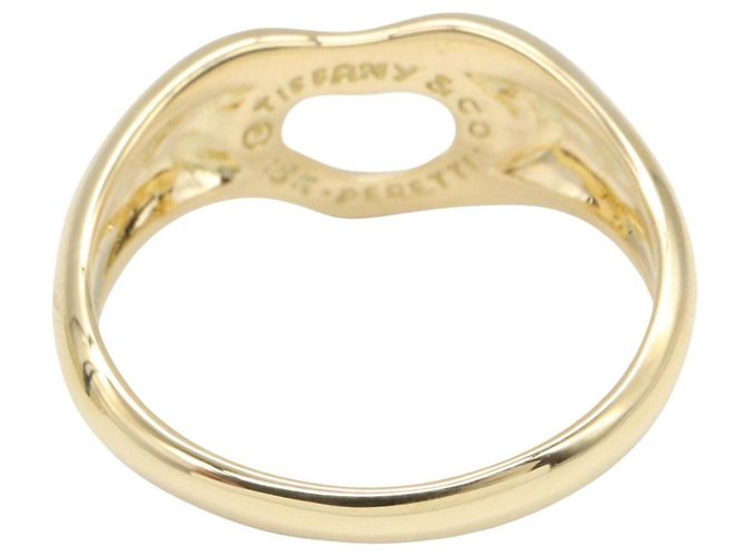 Elsa Peretti Anello a fascia Open Heart in oro giallo 18K di Tiffany & Co. D'oro - vista 3
