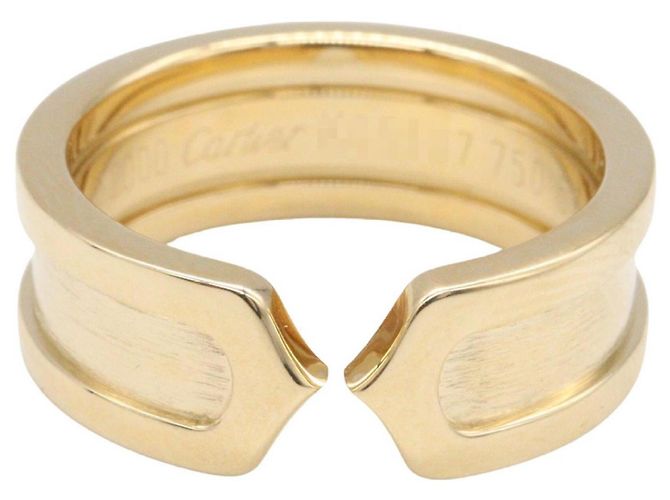 Anello Cartier C2 in oro giallo 18K D'oro - vista 2