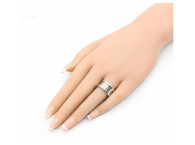 Bulgari Bvlgari B-zero1 4-Band Ring aus 18K Weißgold Golden - Ansicht 8