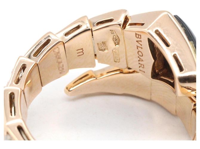 Bulgari Anello Bvlgari Serpenti in Onice e Diamanti Nero D'oro - vista 4