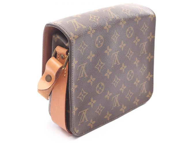 Borsa a Spalla Cartouchiere MM Louis Vuitton Marrone - vista 2