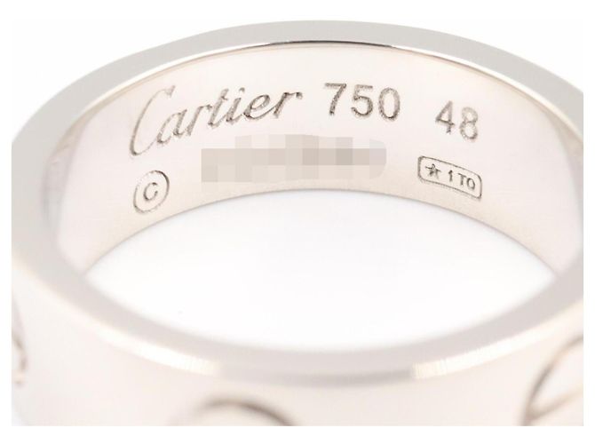 Anello Love Cartier in oro bianco 18K D'oro - vista 3