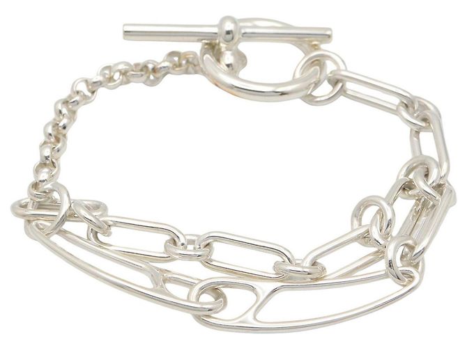 Hermès Charm-Armband Chaine d'Ancre Punk Hermes Silber - Ansicht 2