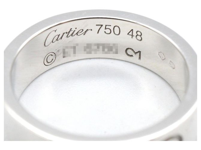 Anello Cartier Love in oro bianco 18K D'oro - vista 3