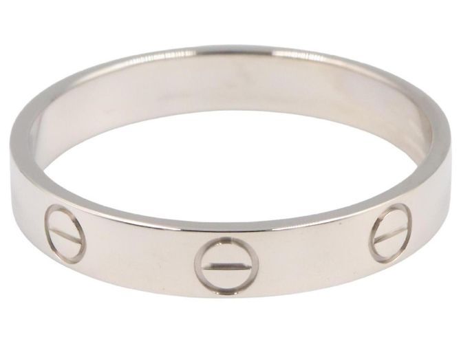 Anello Mini Love Cartier in oro bianco 18K Argento - vista 2