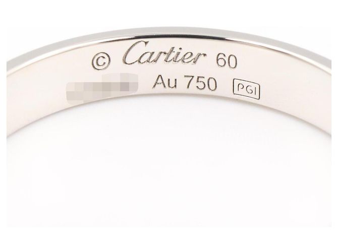 Anello Mini Love Cartier in oro bianco 18K Argento - vista 3