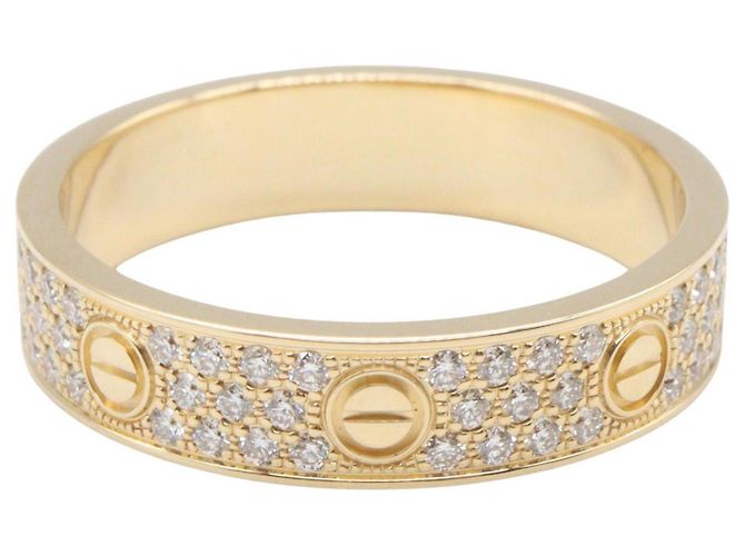 Anello Love Cartier in oro giallo 18K D'oro - vista 2