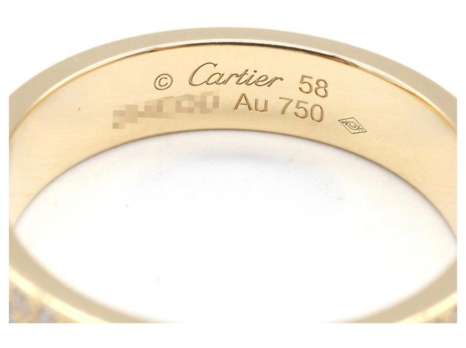 Anello Love Cartier in oro giallo 18K D'oro - vista 3