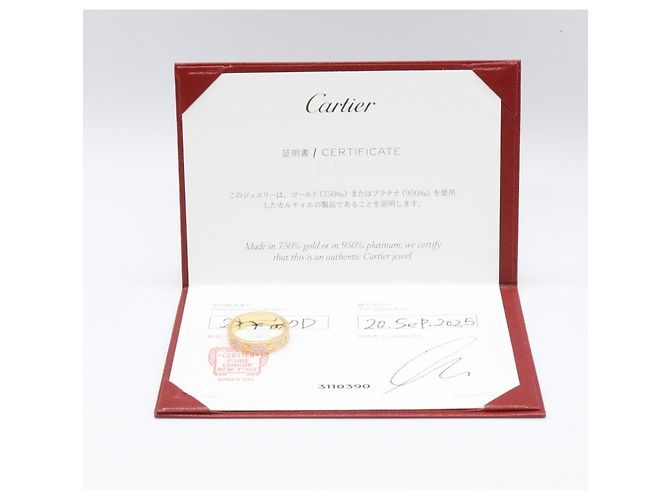 Anello Love Cartier in oro giallo 18K D'oro - vista 6