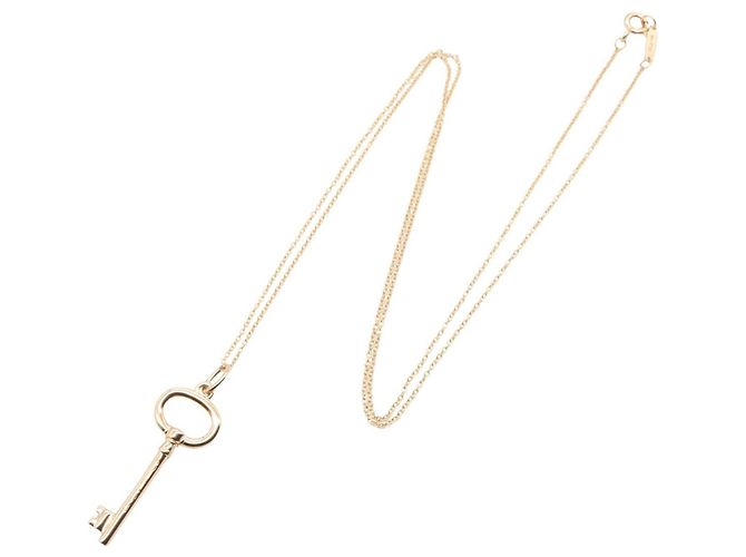 Collana a forma di chiave ovale Tiffany & Co. in oro rosa 18K D'oro - vista 2