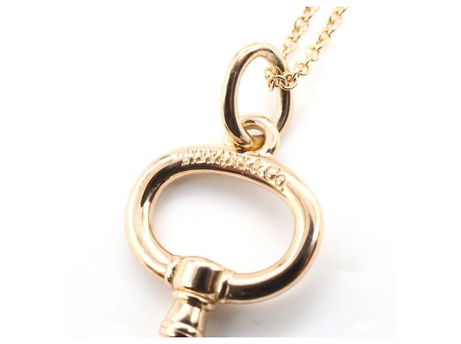 Collana a forma di chiave ovale Tiffany & Co. in oro rosa 18K D'oro - vista 5