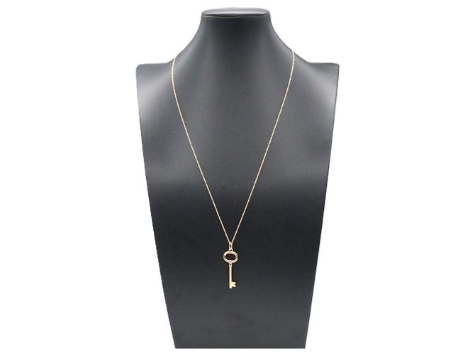Collana a forma di chiave ovale Tiffany & Co. in oro rosa 18K D'oro - vista 7