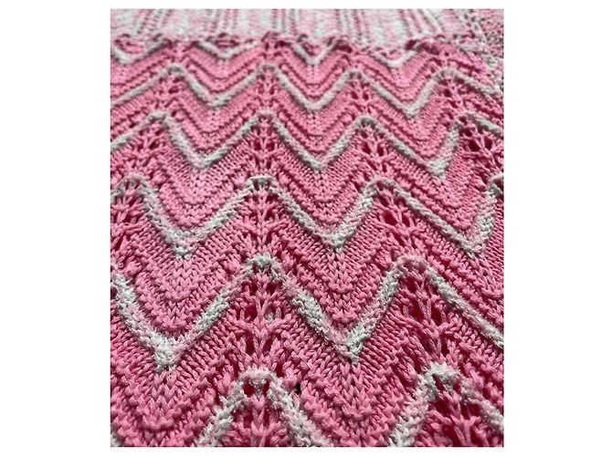LoveShackFancy Kaelyn Mini Strickkleid Amor Pink L - Ansicht 3