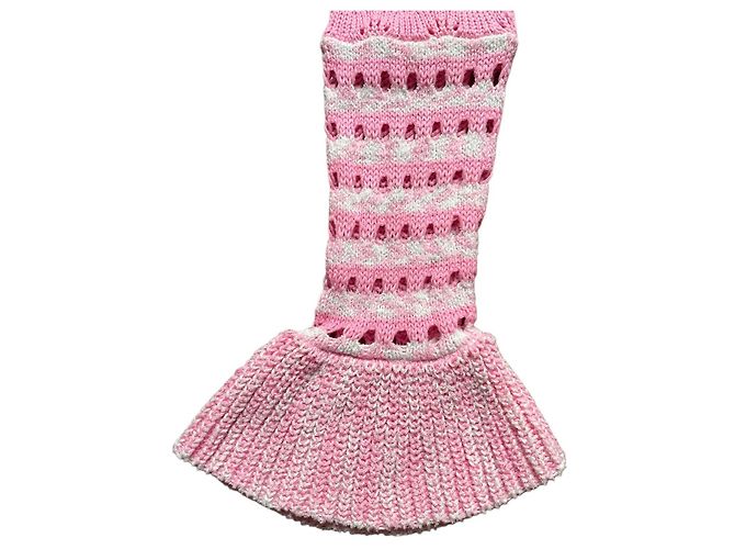 LoveShackFancy Kaelyn Mini Strickkleid Amor Pink L - Ansicht 6
