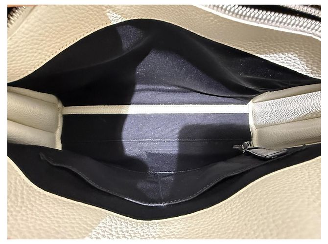 Saint Laurent Sac de Jour Piccolo Crema Bianco - vista 12