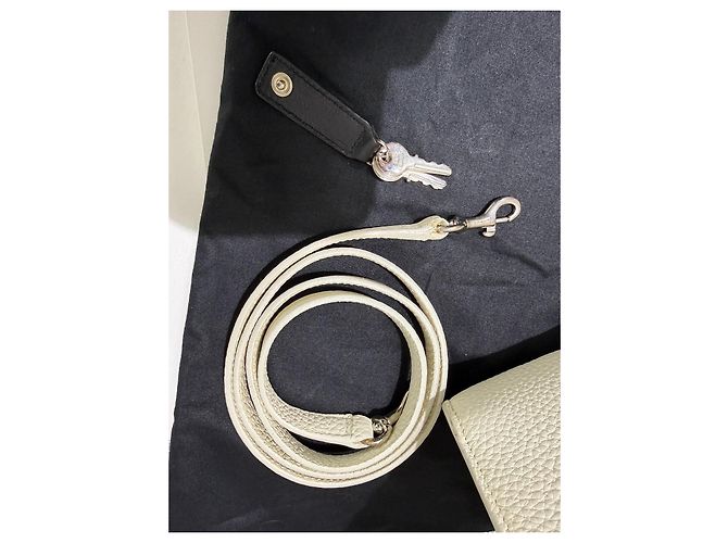 Saint Laurent Sac de Jour Piccolo Crema Bianco - vista 17