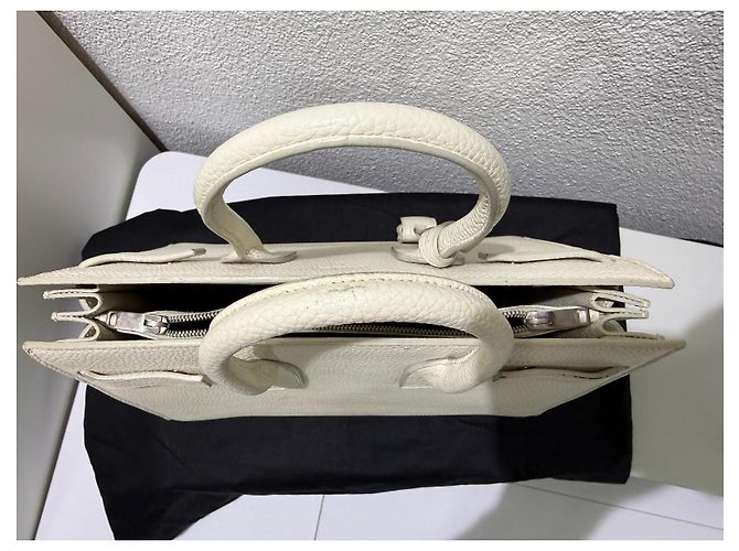 Saint Laurent Sac de Jour Piccolo Crema Bianco - vista 5