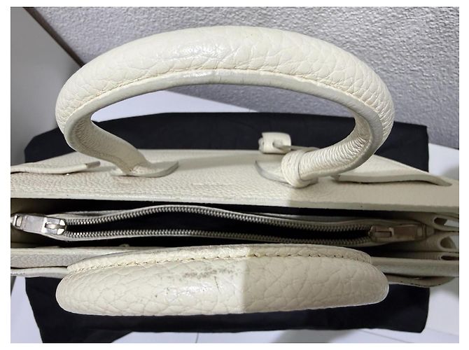 Saint Laurent Sac de Jour Piccolo Crema Bianco - vista 6