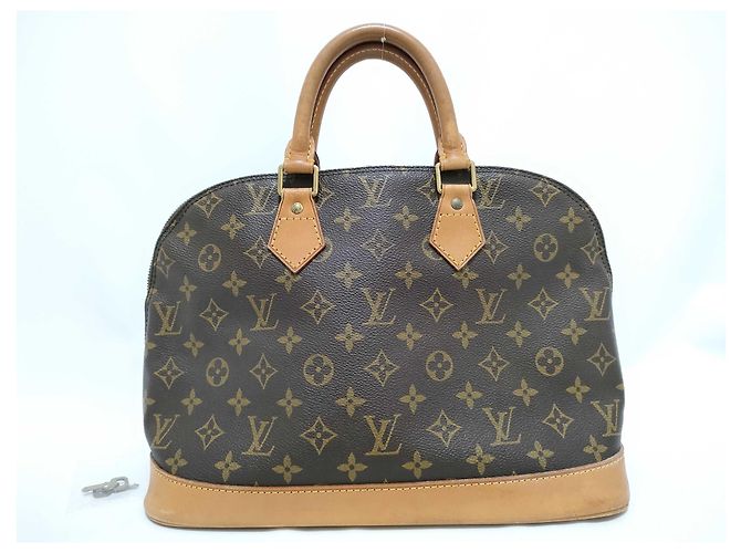 Borsa Alma Louis Vuitton in tela Monogram MM Marrone - vista 2