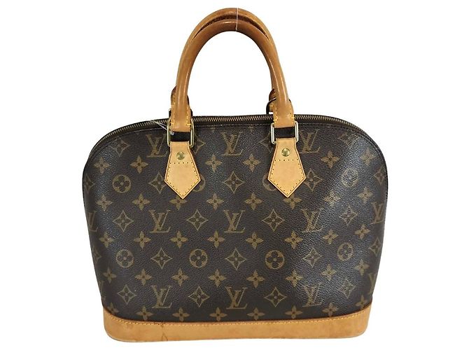 Borsa Alma Louis Vuitton in tela Monogram MM Marrone - vista 2