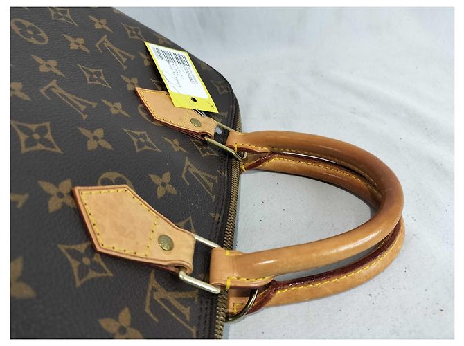 Borsa Alma Louis Vuitton in tela Monogram MM Marrone - vista 6