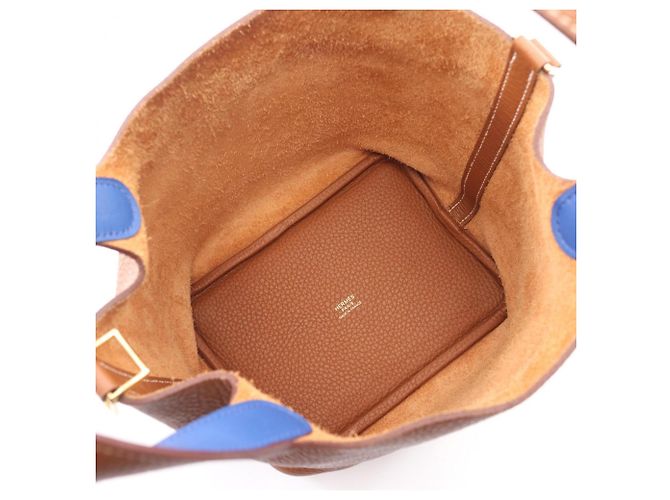 Bolso Hermès Picotin Lock PM Eclat Castaño - vista 3