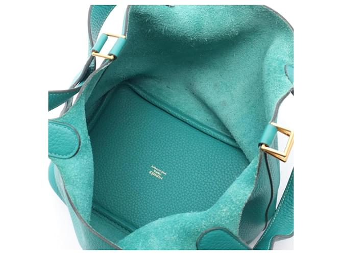 Borsa Picotin Lock PM di Hermès Verde - vista 3