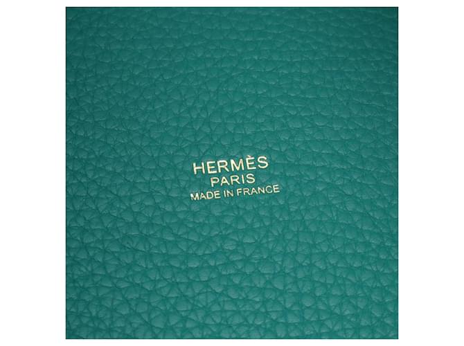 Borsa Picotin Lock PM di Hermès Verde - vista 4