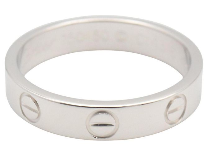 Anello Mini Love Cartier in oro bianco 18K Argento - vista 2