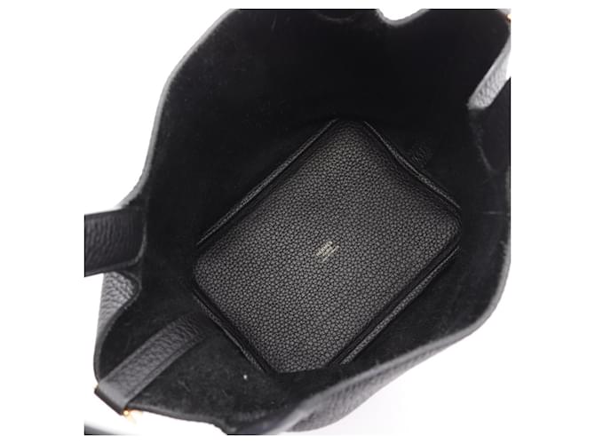 Borsa Picotin Lock PM di Hermès Nero - vista 3