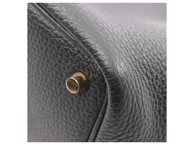 Borsa Picotin Lock PM di Hermès Nero - vista 6