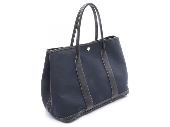 Borsa Tote PM Garden Party Hermès Nero - vista 2