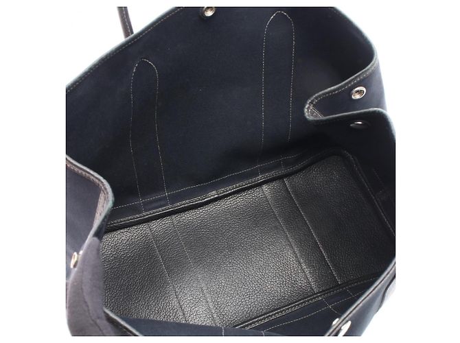 Borsa Tote PM Garden Party Hermès Nero - vista 3
