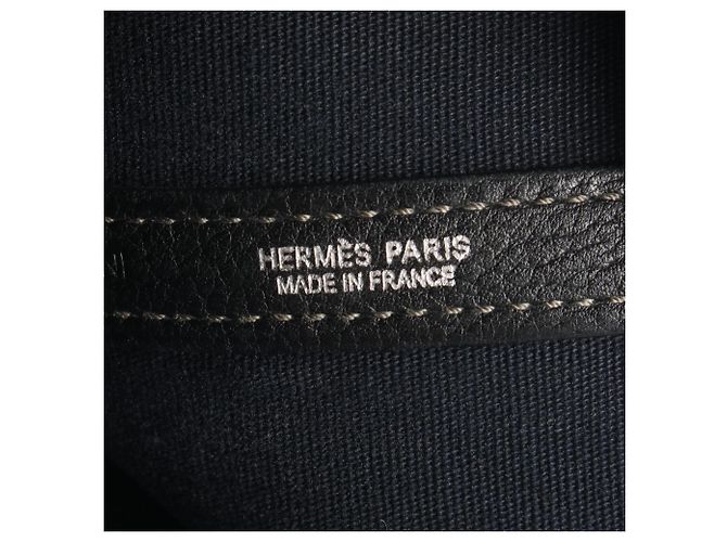 Borsa Tote PM Garden Party Hermès Nero - vista 4