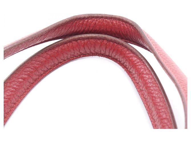 Borsa Victoria 35 di Hermès in pelle rossa Rosso - vista 13
