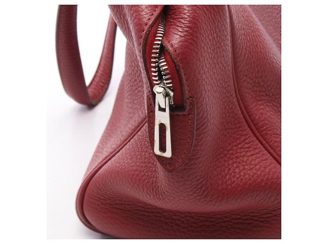 Borsa Victoria 35 di Hermès in pelle rossa Rosso - vista 15