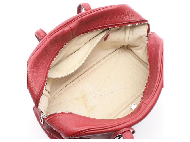 Borsa Victoria 35 di Hermès in pelle rossa Rosso - vista 3