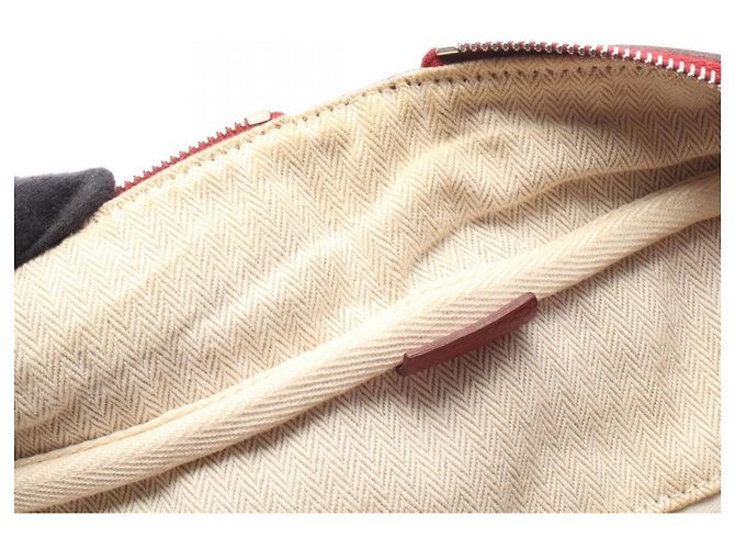 Borsa Victoria 35 di Hermès in pelle rossa Rosso - vista 7