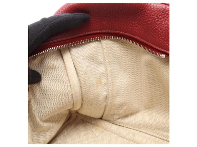 Borsa Victoria 35 di Hermès in pelle rossa Rosso - vista 8