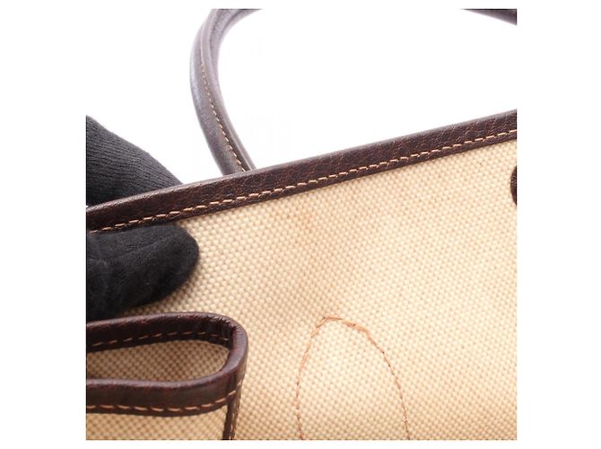 Borsa Tote Garden Party PM di Hermès Marrone Beige - vista 9