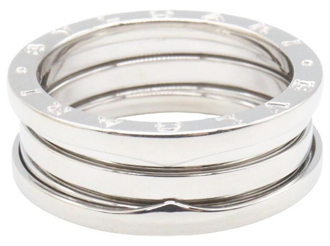 Bulgari Anello Bvlgari B-zero1 3 bande in oro bianco 18K Argento - vista 2