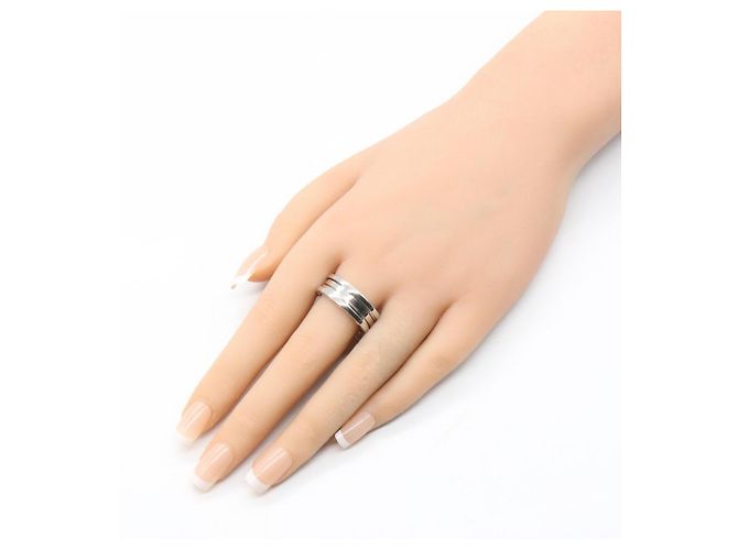 Bulgari Anello Bvlgari B-zero1 3 bande in oro bianco 18K Argento - vista 9